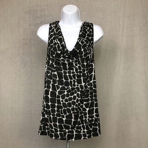Black & white INC International Concepts blouse